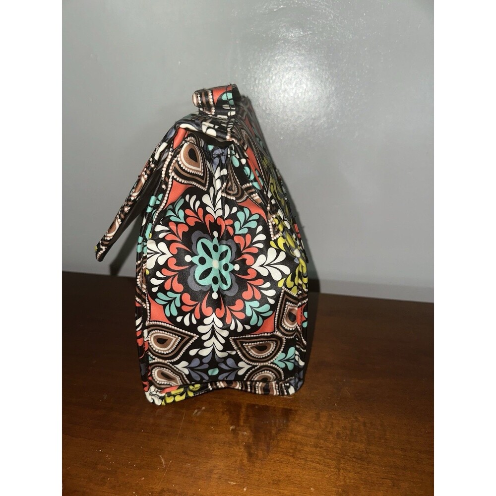 Vera Bradley Lunch Bag Sierra Brown Multicolored Paisley Insulated Top Handle